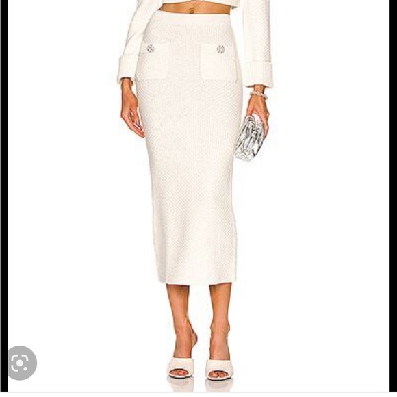 Self-Portrait Dresses & Skirts - Self portrait beautiful sexy set in cream small skirt bra and top